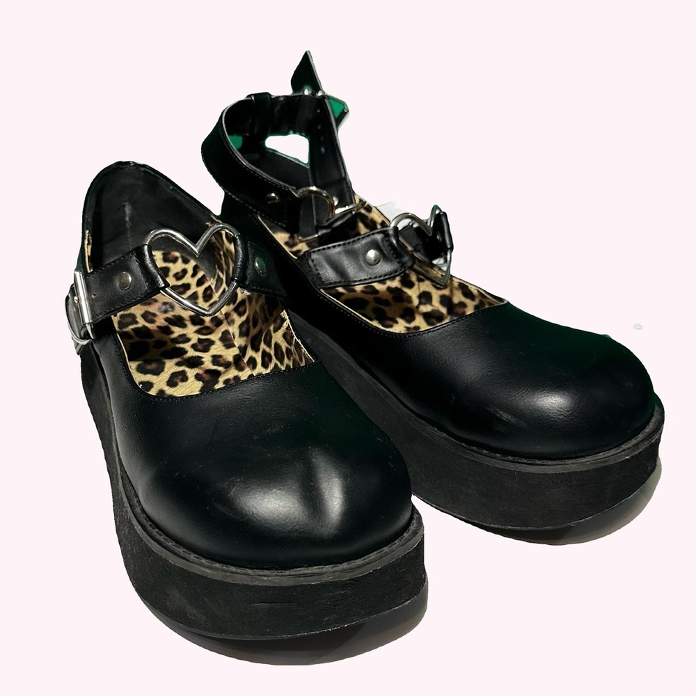 Black Sprite-02 Demonia Mary Jane shoes.